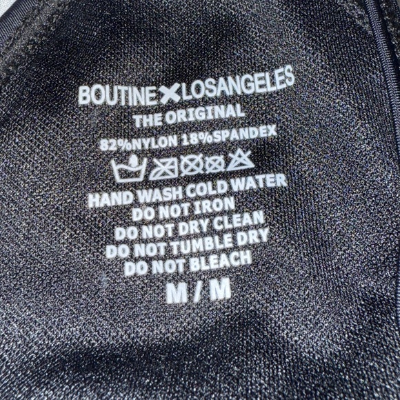 BoutineLA Black Ringer Top - Picture 3 of 3